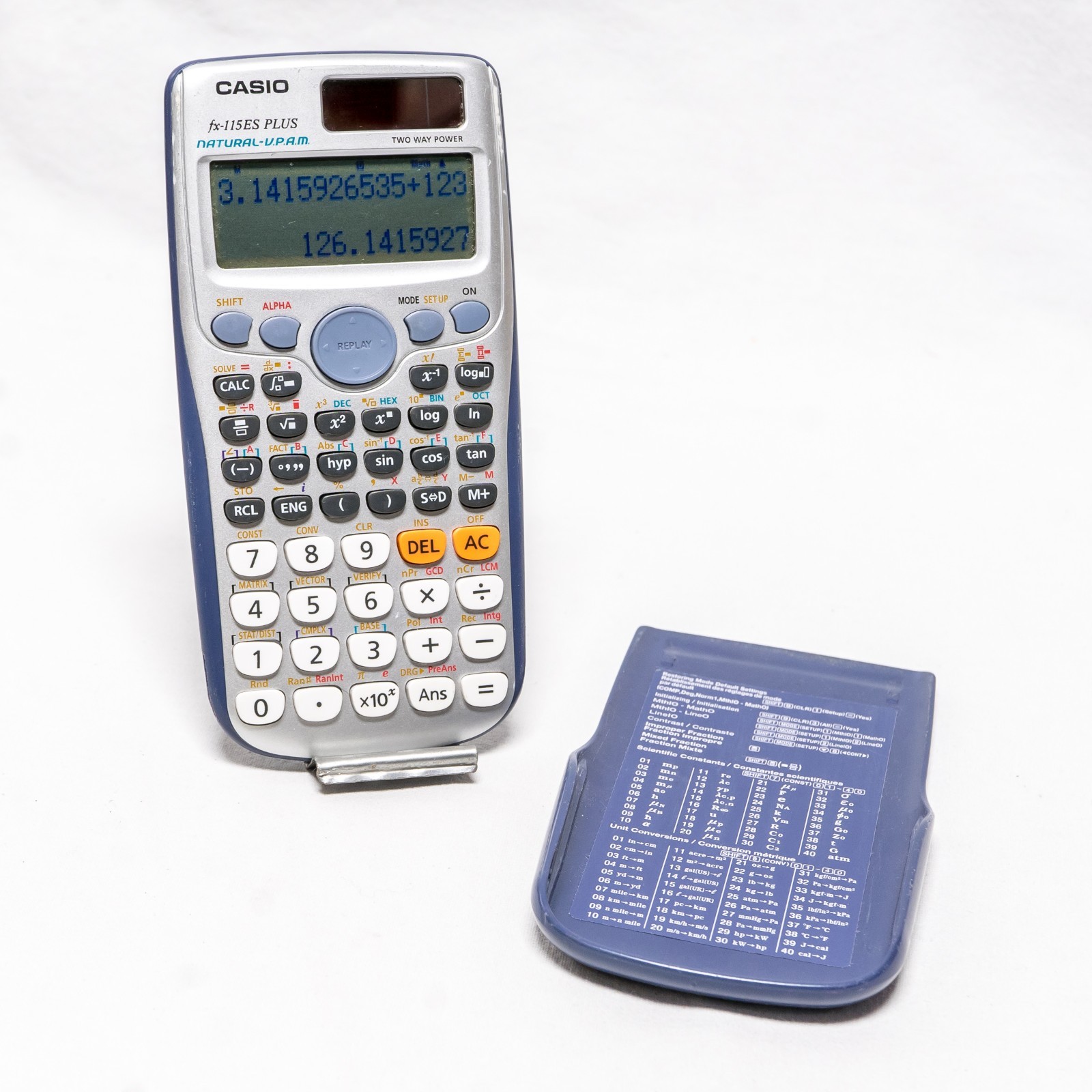 ⭐ Casio FX-115ES Plus Scientific Calculator Silver - TESTED WORKING ⭐ ⭐ Casio FX-115ES Plus Scientific Calculator Silver - TESTED WORKING ⭐