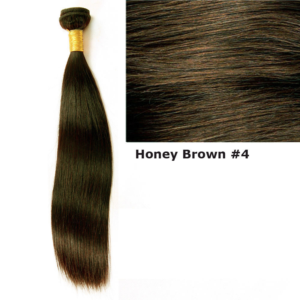 Silky Straight Brazilian Virgin Remy Human Hair Bundle Extra Thick Weave 1 or 3