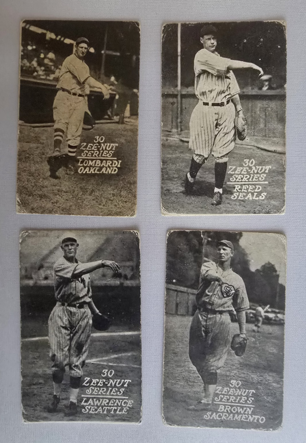 1930 Zeenut PCL Collection (74) Including Ernie Lombardi HOF