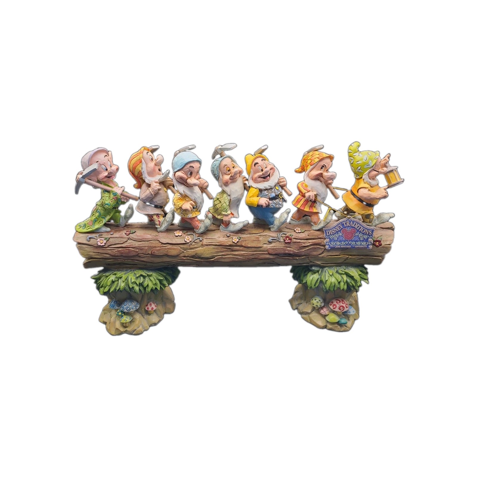Jim Shore Disney Traditions - Homeward Bound - Seven Dwarfs on Log 4005434 Jim Shore Disney Traditions - Homeward Bound - Seven Dwarfs on Log 4005434