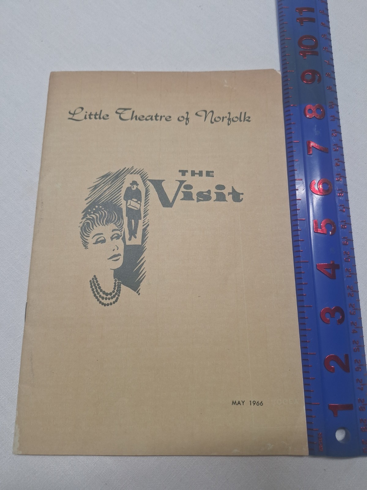 Vintage 1966 Little Theatre of Norfolk Playbill \