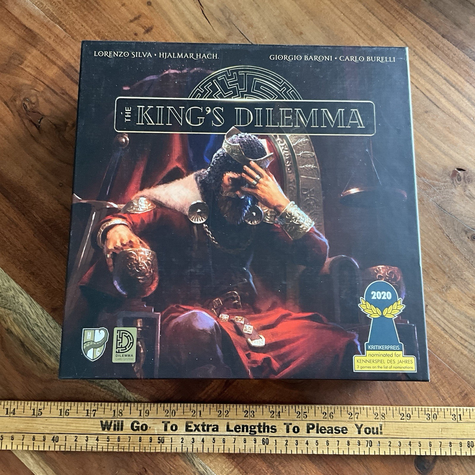 The King\'s Dilemma Board Game Edition New NIS by Horrible Guild The King\'s Dilemma Board Game Edition New NIS by Horrible Guild