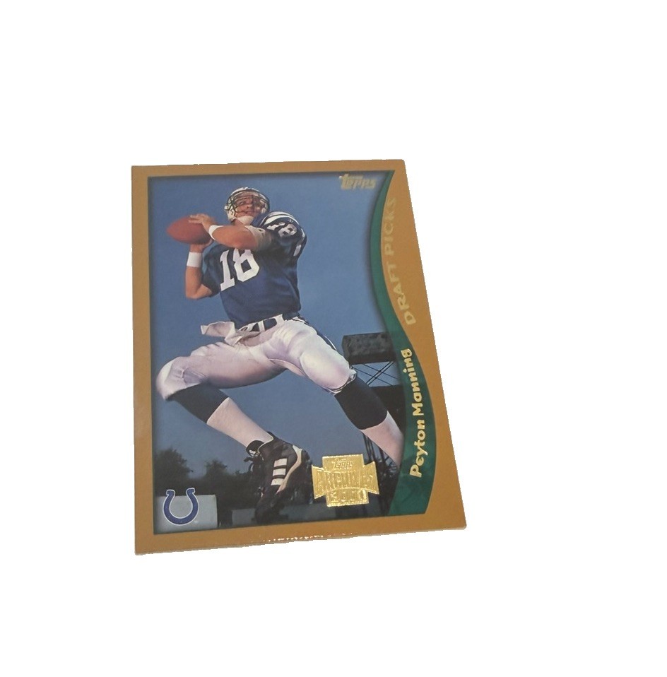 2001 Topps Peyton Manning #360 Indianapolis Colts Draft Pick HOF