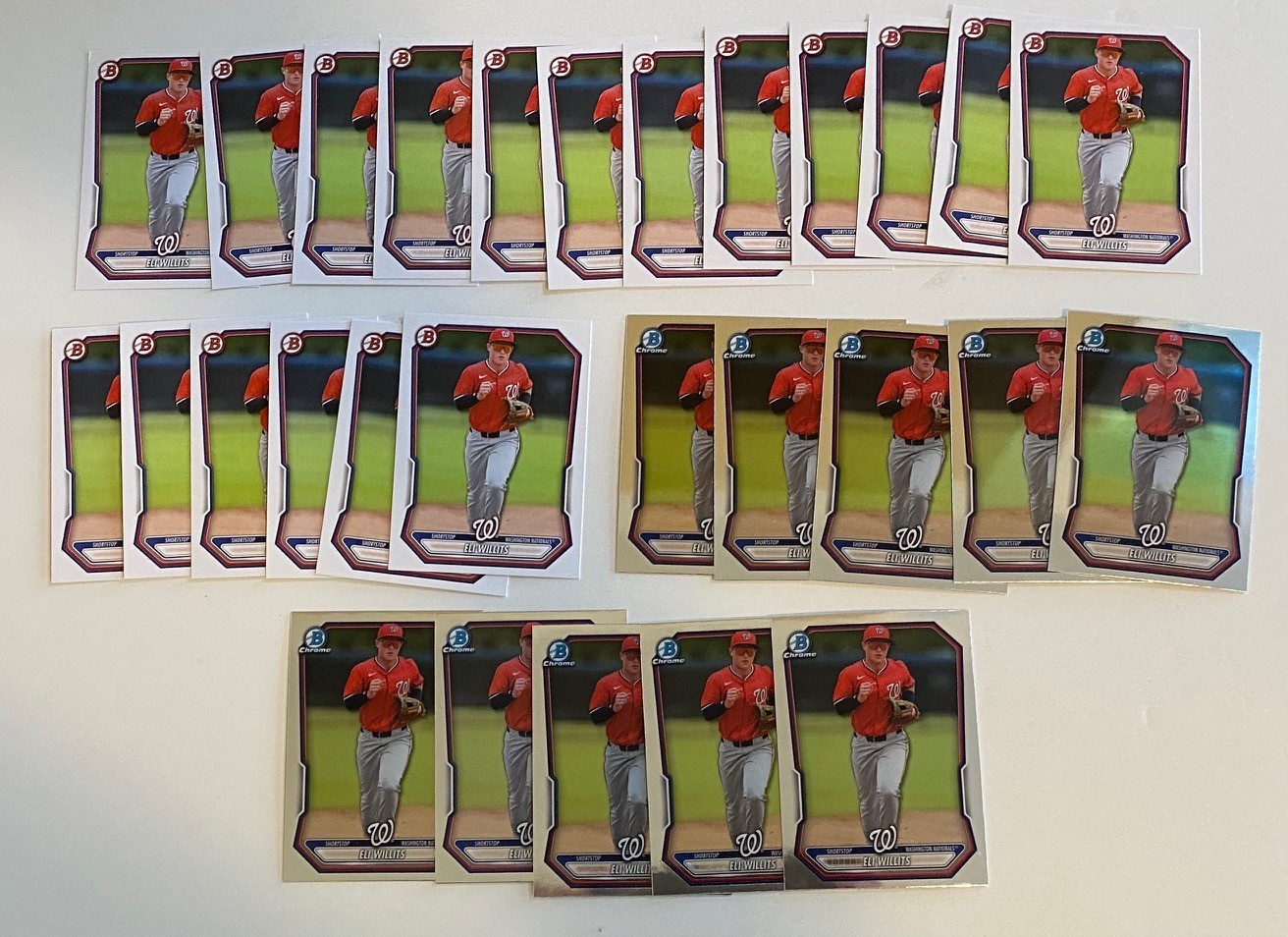 2026 Bowman & Chrome ELI WILLITS Prospects Lot (28) #BCP-95 Washington Nationals 2026 Bowman & Chrome ELI WILLITS Prospects Lot (28) #BCP-95 Washington Nationals
