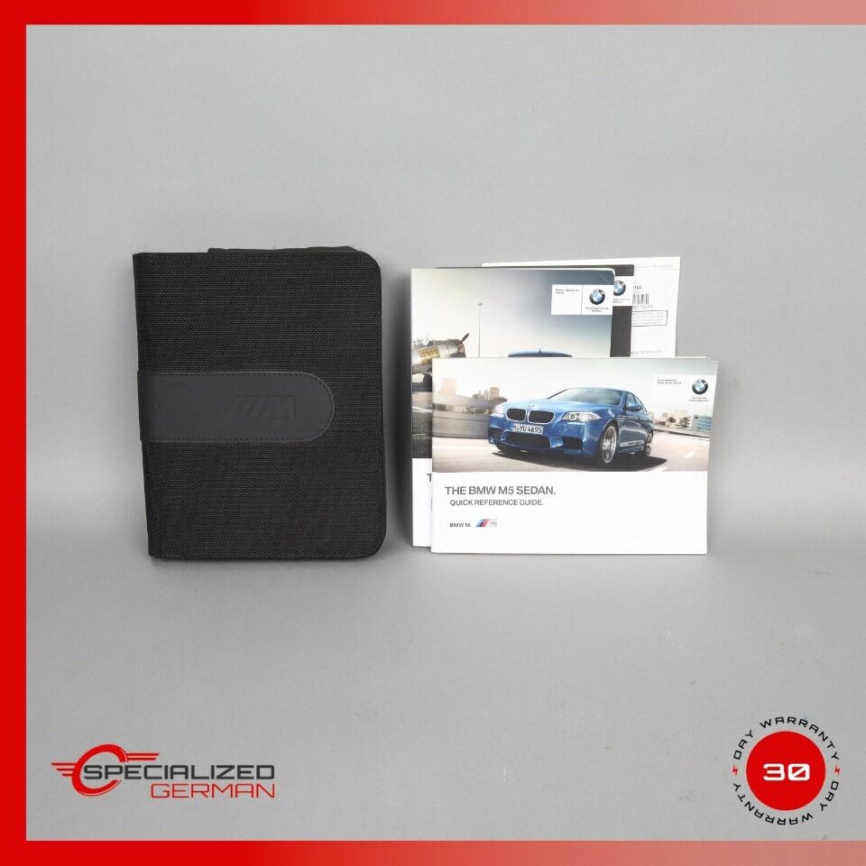 2013 BMW F10 M5 Owner\'s Manual Operator\'s Book Set OEM 2013 BMW F10 M5 Owner\'s Manual Operator\'s Book Set OEM