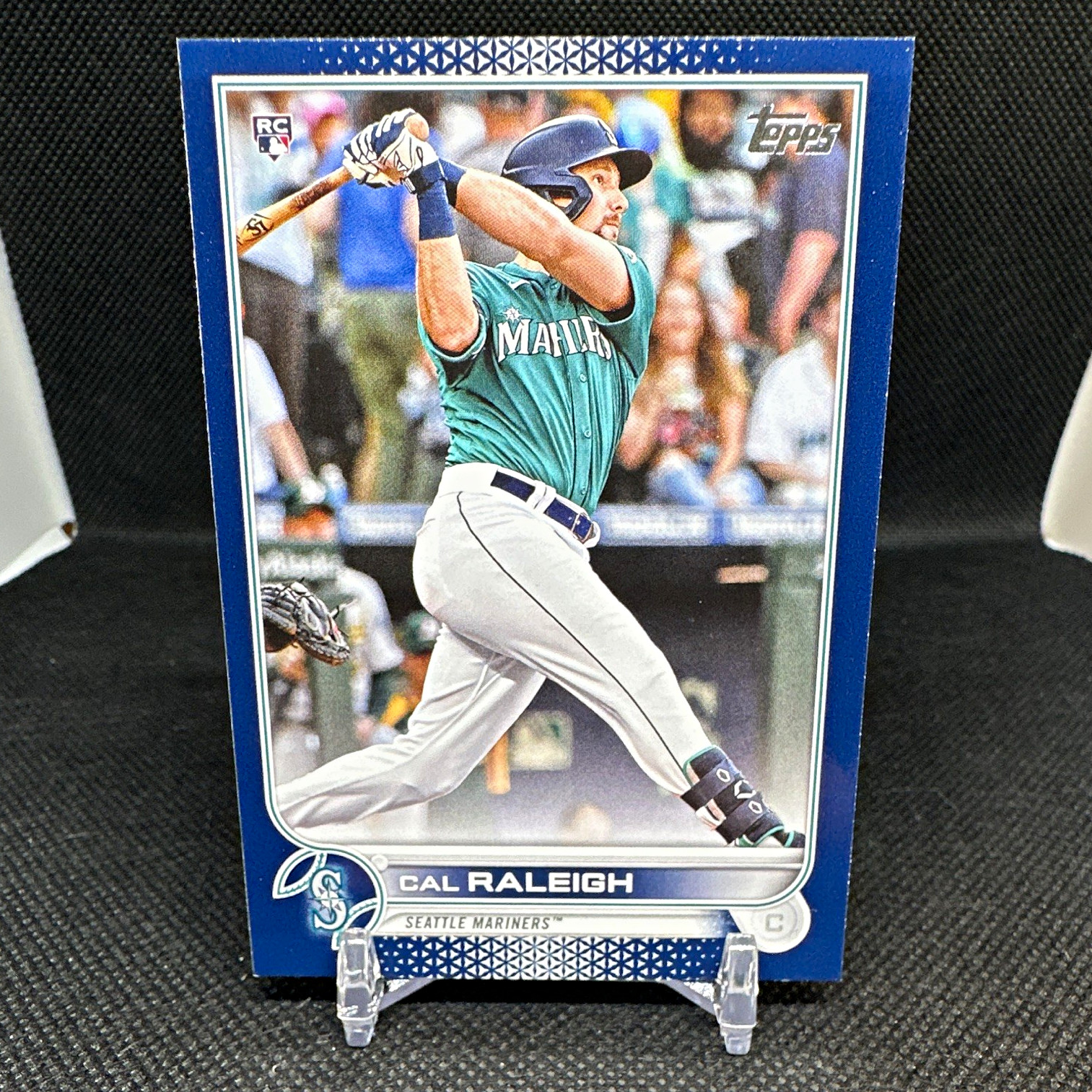 Topps 2022 Series 1 Royal Blue Cal Raleigh RC Seattle Mariners #277