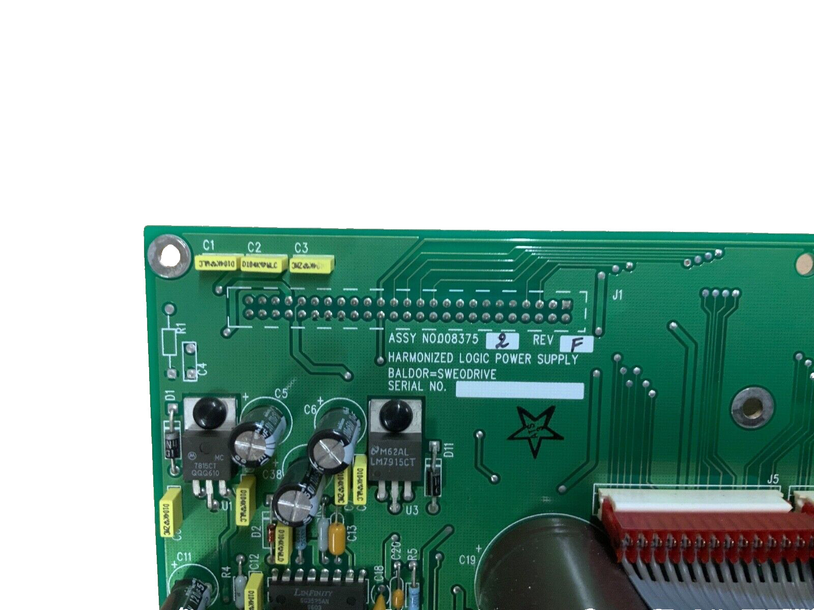 Baldor 0083752 Harmonized LOGIC POWER SUPPLY BOARD for 100 HP BALDOR VFD Baldor 0083752 Harmonized LOGIC POWER SUPPLY BOARD for 100 HP BALDOR VFD