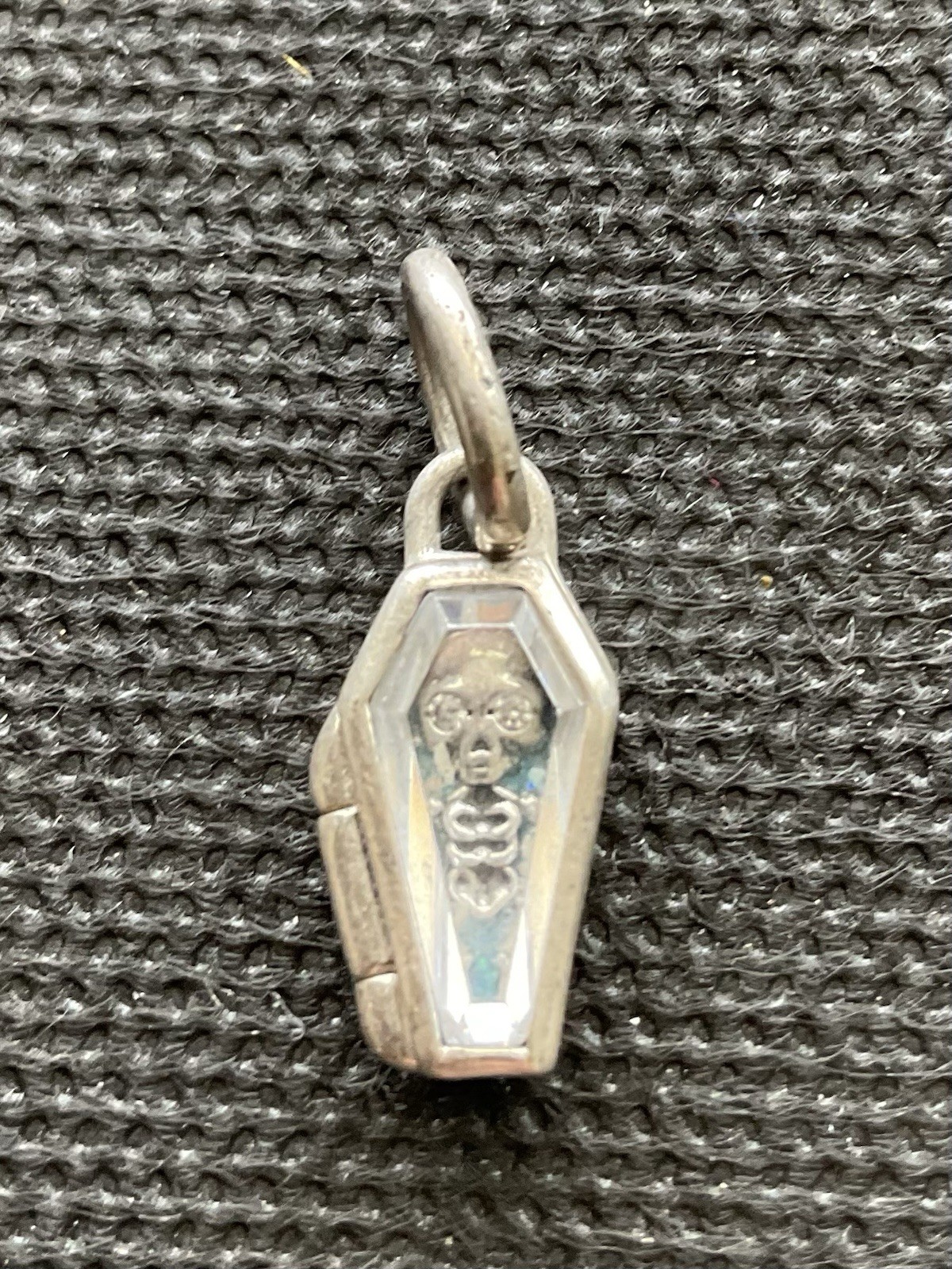 sterling silver Pandora Hinged coffin charm ALE 925 Yours Forever Skeleton sterling silver Pandora Hinged coffin charm ALE 925 Yours Forever Skeleton