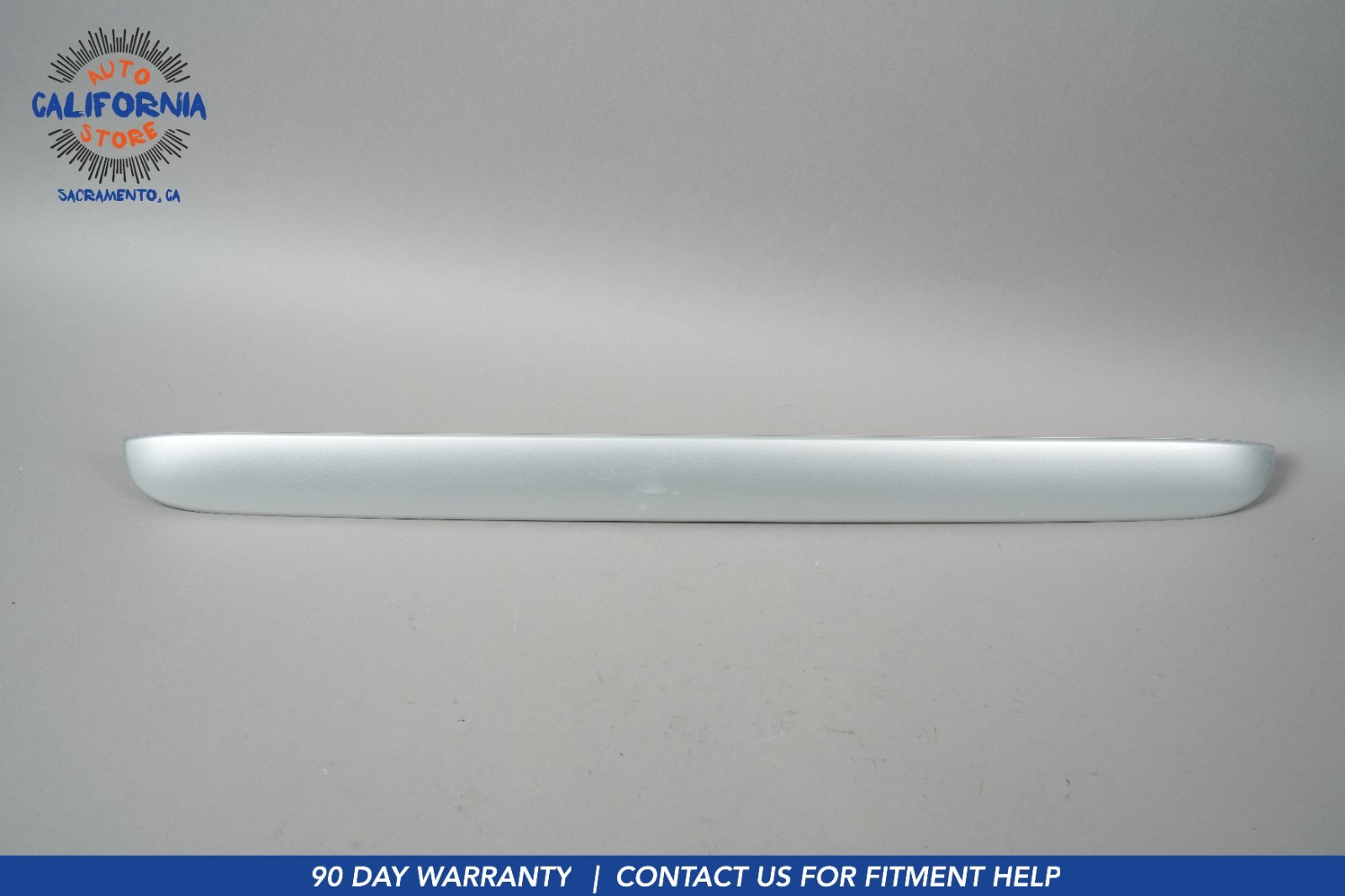 98-03 Mercedes W208 CLK320 CLK55 AMG Rear Trunk Lift Trim Grab Handle Silver OEM