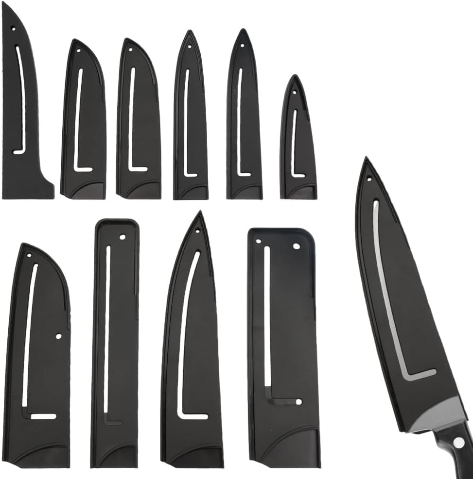 Safety Knife Cover Sleeves, 10 Pack Knife Sheath, Knife Edge Guards Blade for