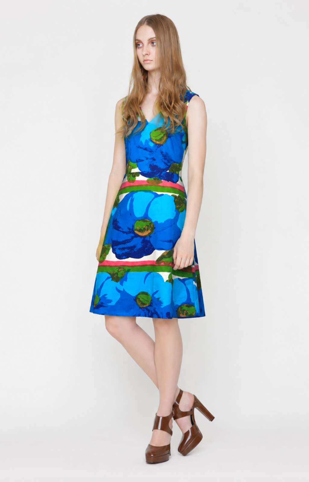2012 MARNI Resort A-Line Sun Dress SIZE IT40 US4, Consuelo Castiglioni Era NWOT