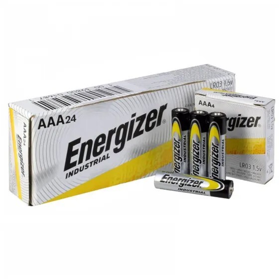 Energizer EN92 Industrial Alkaline Batteries, AAA, 24 Batteries/Box EXP. 12/2035 Energizer EN92 Industrial Alkaline Batteries, AAA, 24 Batteries/Box EXP. 12/2035