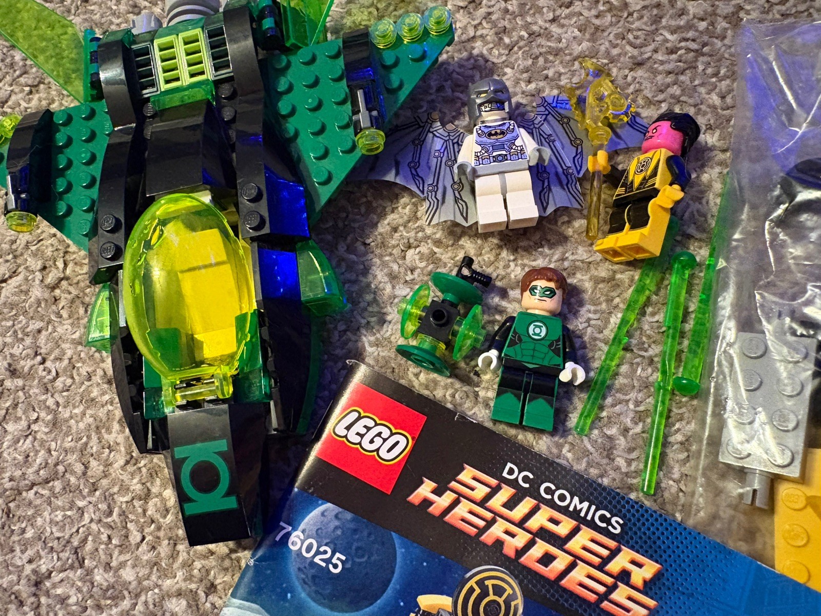 76025 LEGO Complete DC Comics Super Heroes: Green Lantern Vs. Sinestro w figs 76025 LEGO Complete DC Comics Super Heroes: Green Lantern Vs. Sinestro w figs
