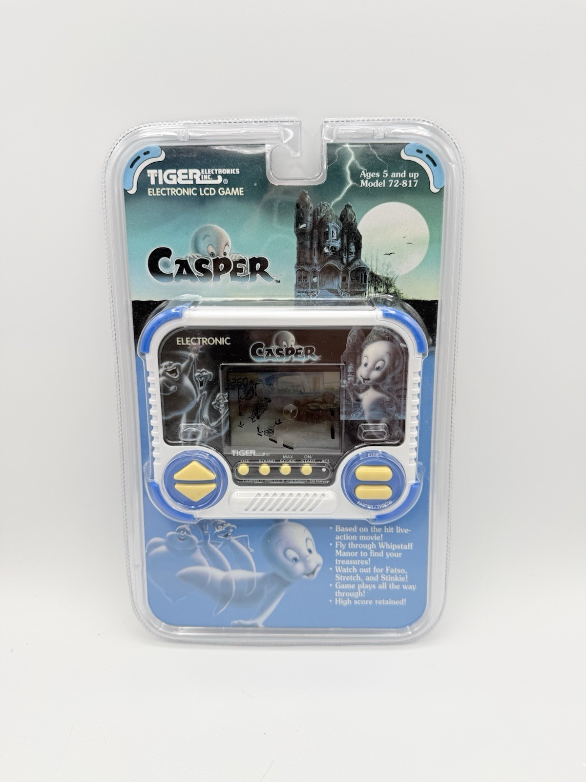 Vintage 1995 Casper Tiger Electronics LCD Game Sealed - Never Opened DEADSTOCK Vintage 1995 Casper Tiger Electronics LCD Game Sealed - Never Opened DEADSTOCK