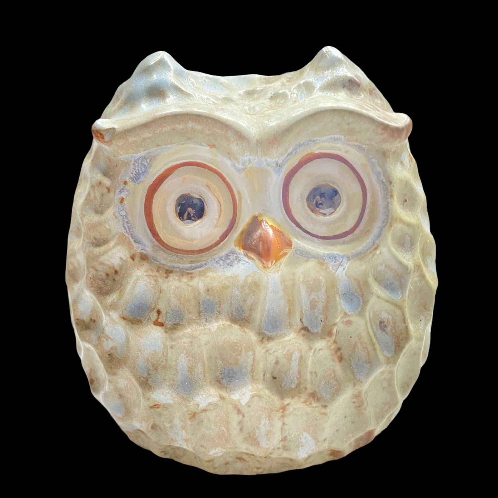 Vintage Ceramic Owl Hand Made Hand Painted 6.5” H 4.5” W Vintage Ceramic Owl Hand Made Hand Painted 6.5” H 4.5” W