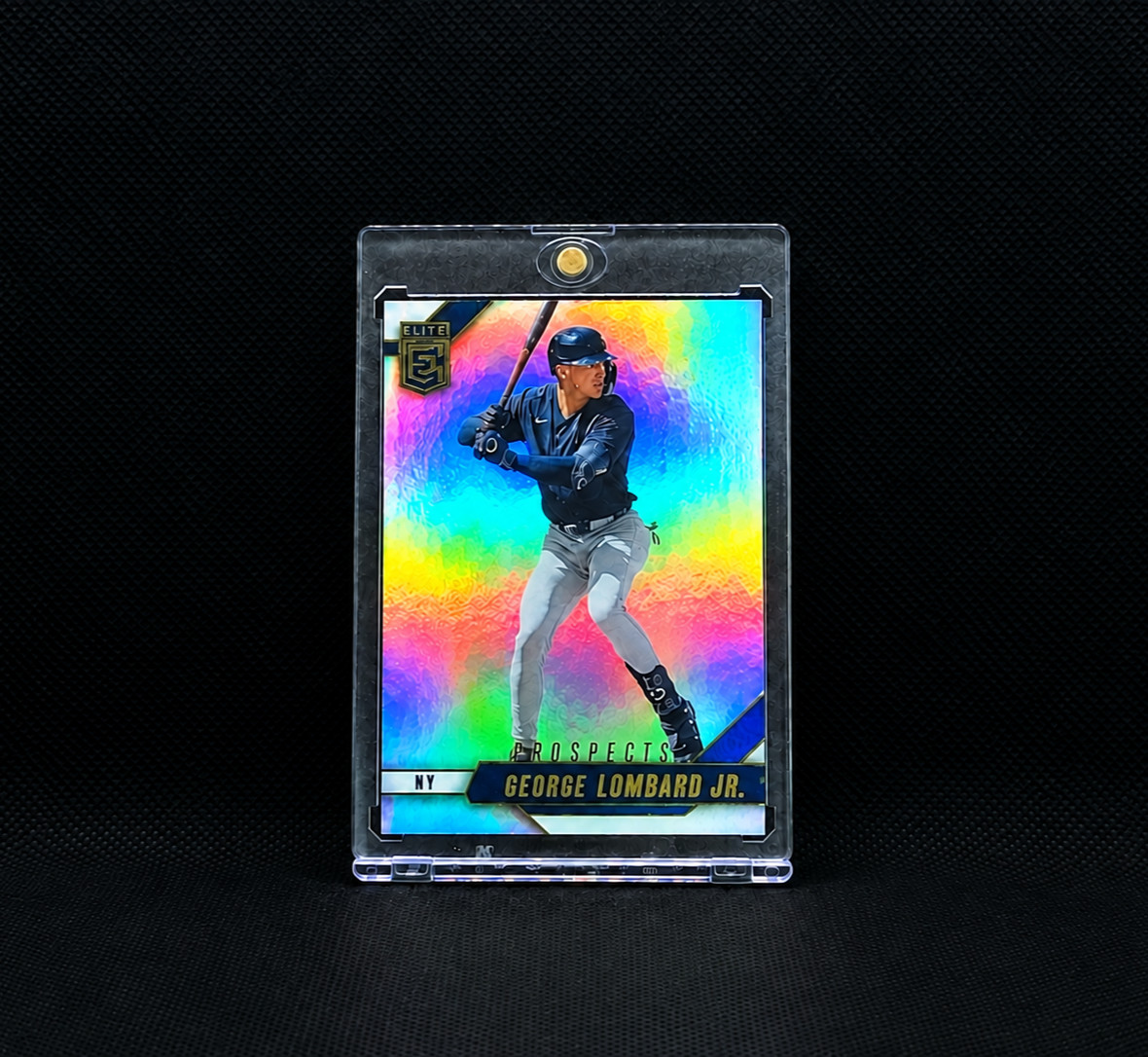 ROOKIE GEORGE LOMBARD JR REFRACTOR SILVER HOLO 2026 ELITE SERIES - Yankees (RC) ROOKIE GEORGE LOMBARD JR REFRACTOR SILVER HOLO 2026 ELITE SERIES - Yankees (RC)