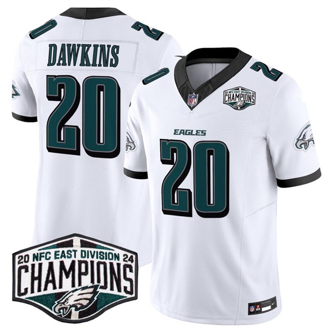 Men's #20 Brian Dawkins 2024 East Champions F.U.S.E. Vapor Sewn Jersey Men's #20 Brian Dawkins 2024 East Champions F.U.S.E. Vapor Sewn Jersey