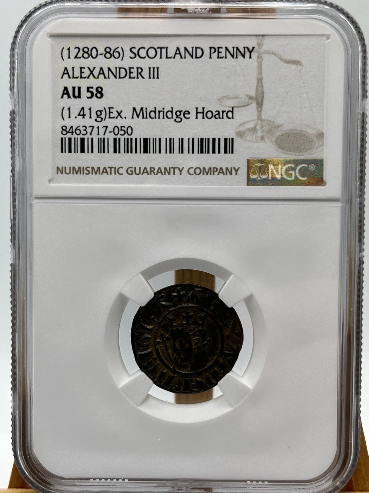 Alexander III (1280-1286) Silver Penny - NGC AU58 - Scotland Alexander III (1280-1286) Silver Penny - NGC AU58 - Scotland
