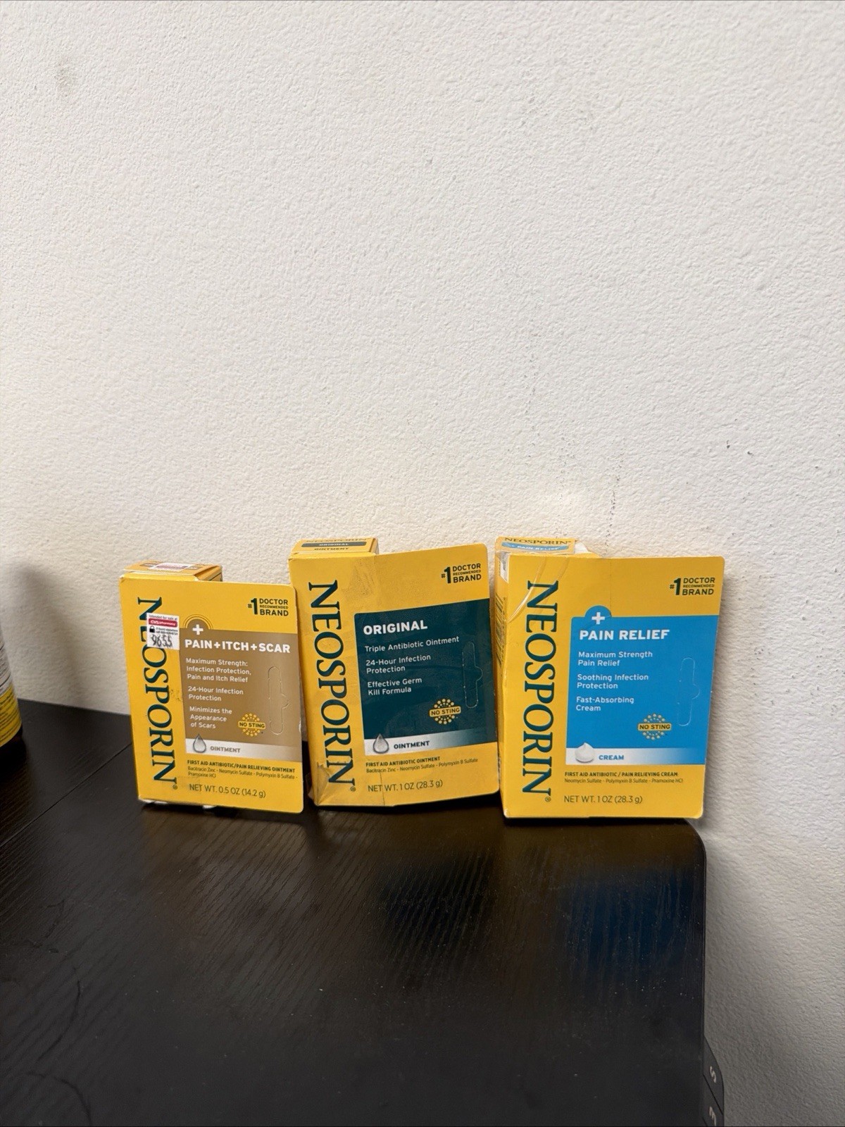3 PACK - Neosporin Original Triple Antibiotic Ointment w/Bacitracin .5 Oz Zinc 3 PACK - Neosporin Original Triple Antibiotic Ointment w/Bacitracin .5 Oz Zinc