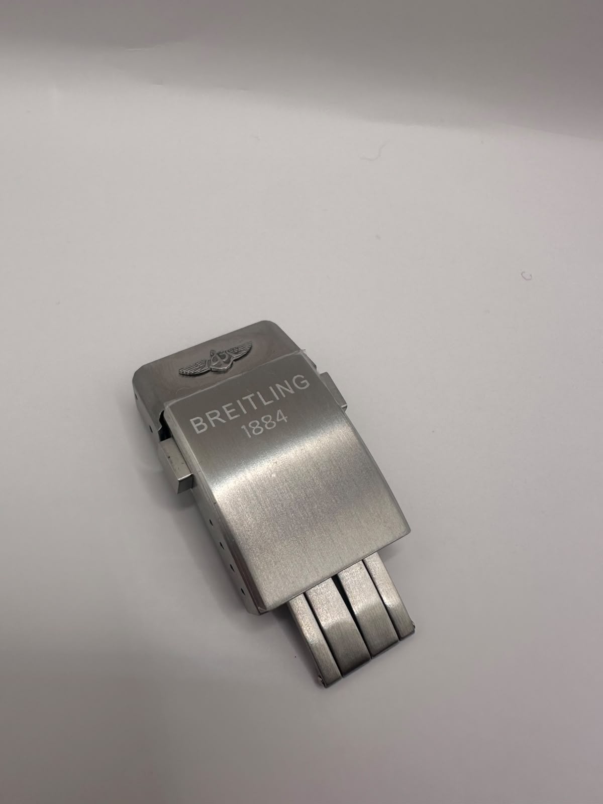 For 20mm Breitling Silver Brushed Deployment Clasp For Breitling Watch Strap For 20mm Breitling Silver Brushed Deployment Clasp For Breitling Watch Strap