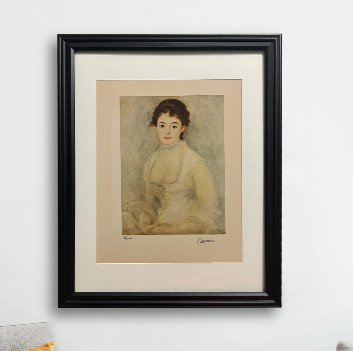 Pierre-Auguste Renoir Hand-Signed Original Print With COA & +$3500 USD Appraisal