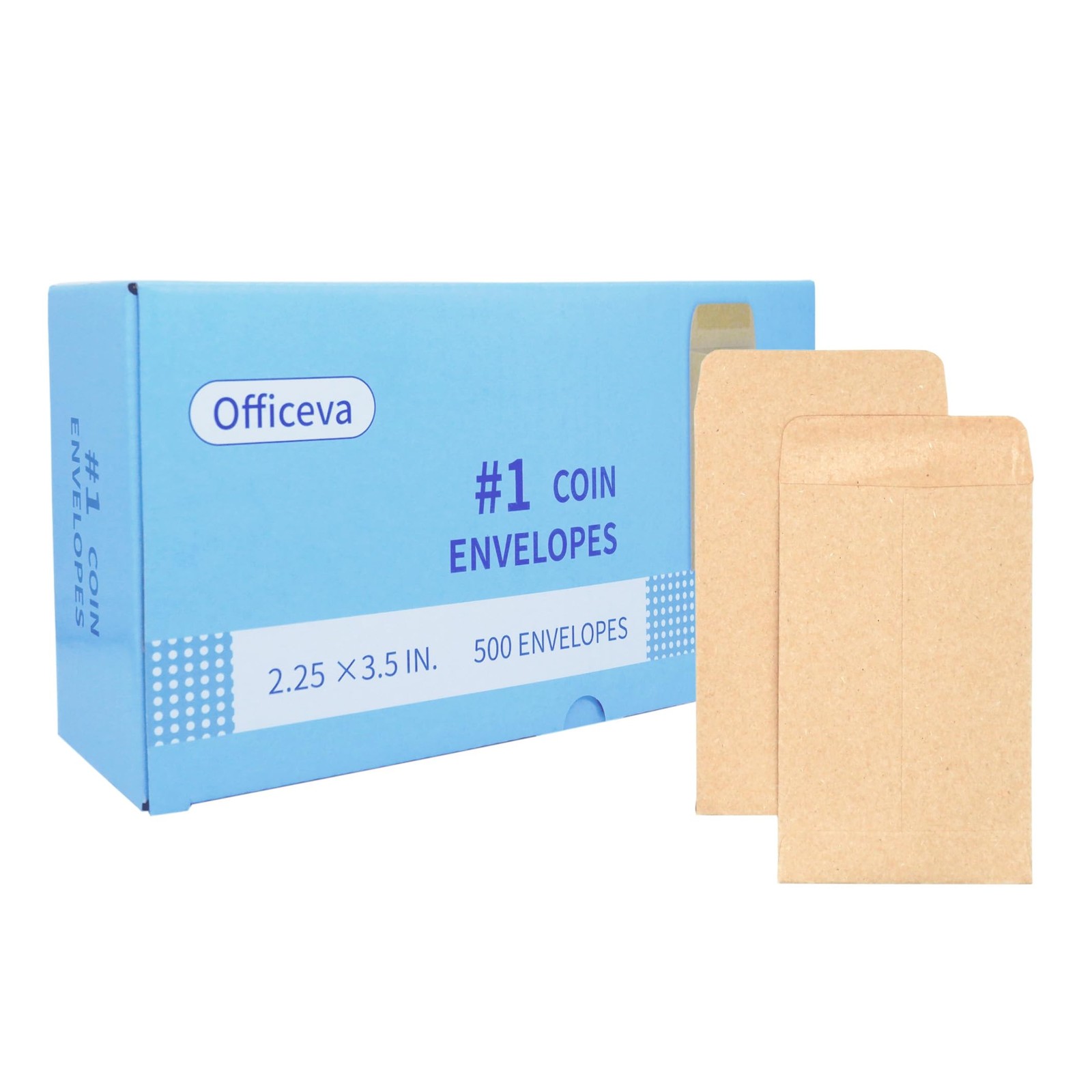 Budgenix #1 500 Pcs Small Coin Envelopes 2.25\ Budgenix #1 500 Pcs Small Coin Envelopes 2.25\