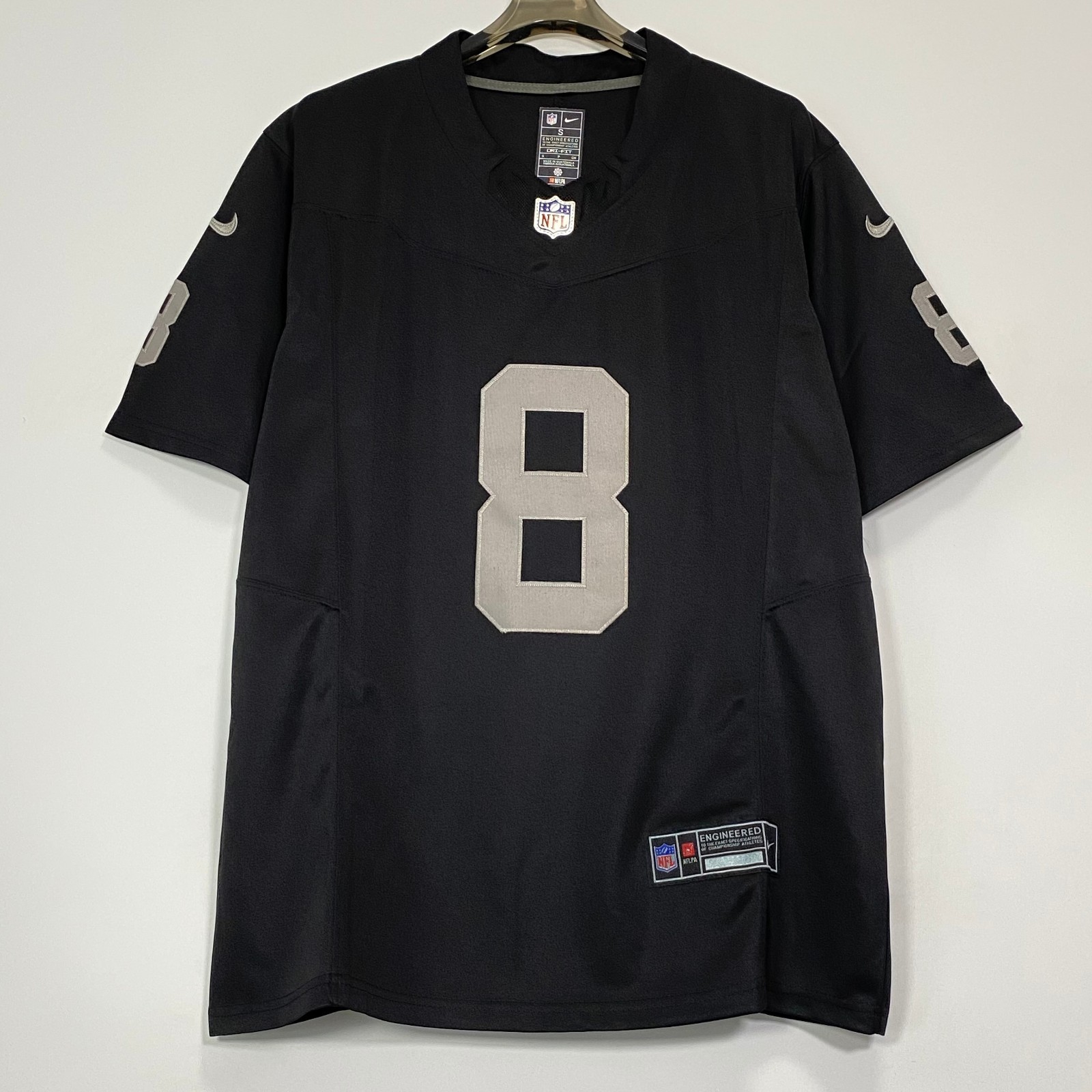 Kirk Cousins #8 Football Jersey Black Fan Jersey Adult Size Sewn Brand New S-4XL