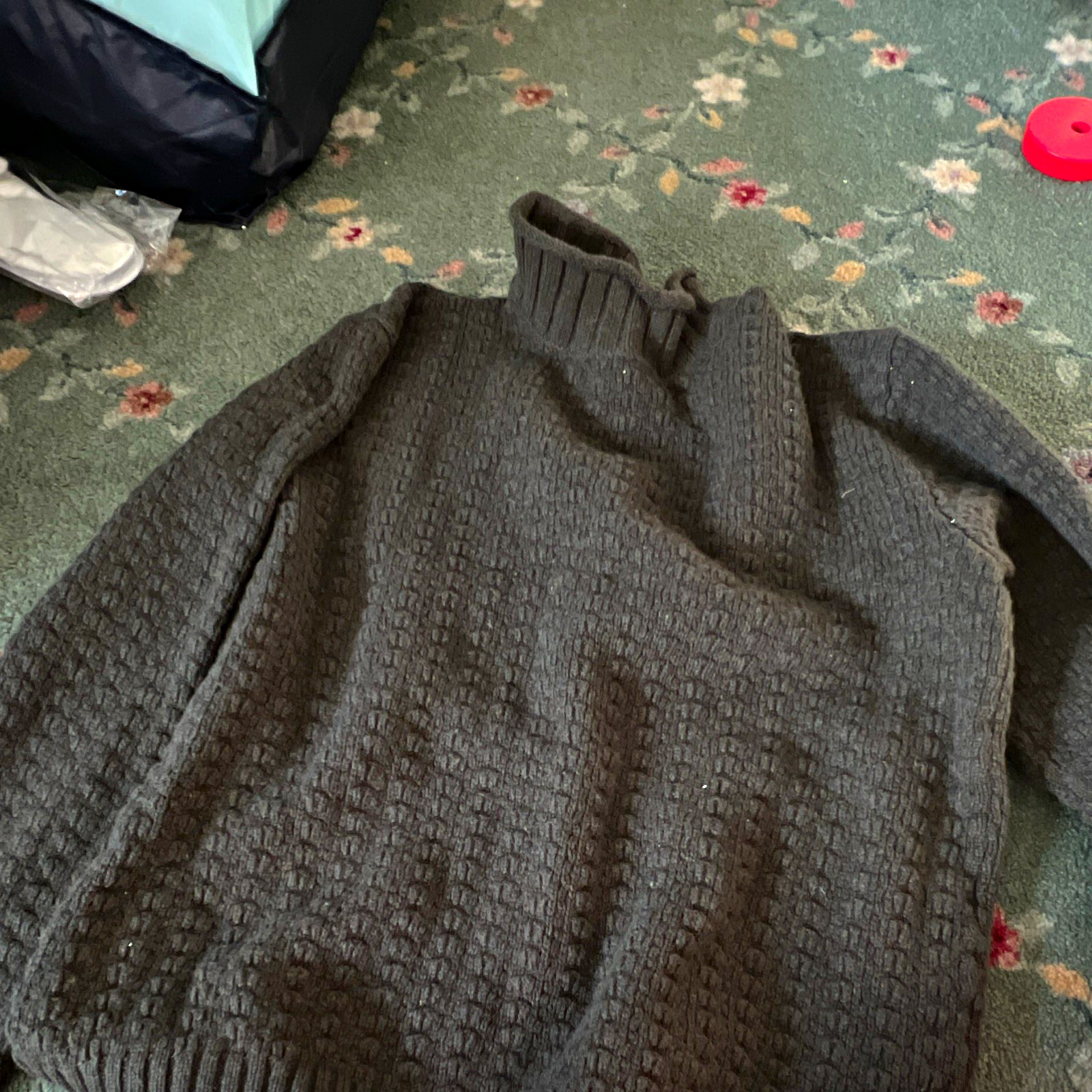 Inis Meain Ireland 100% Merino Wool Mock Neck Knit Sweater Mens XL Olive Green Inis Meain Ireland 100% Merino Wool Mock Neck Knit Sweater Mens XL Olive Green