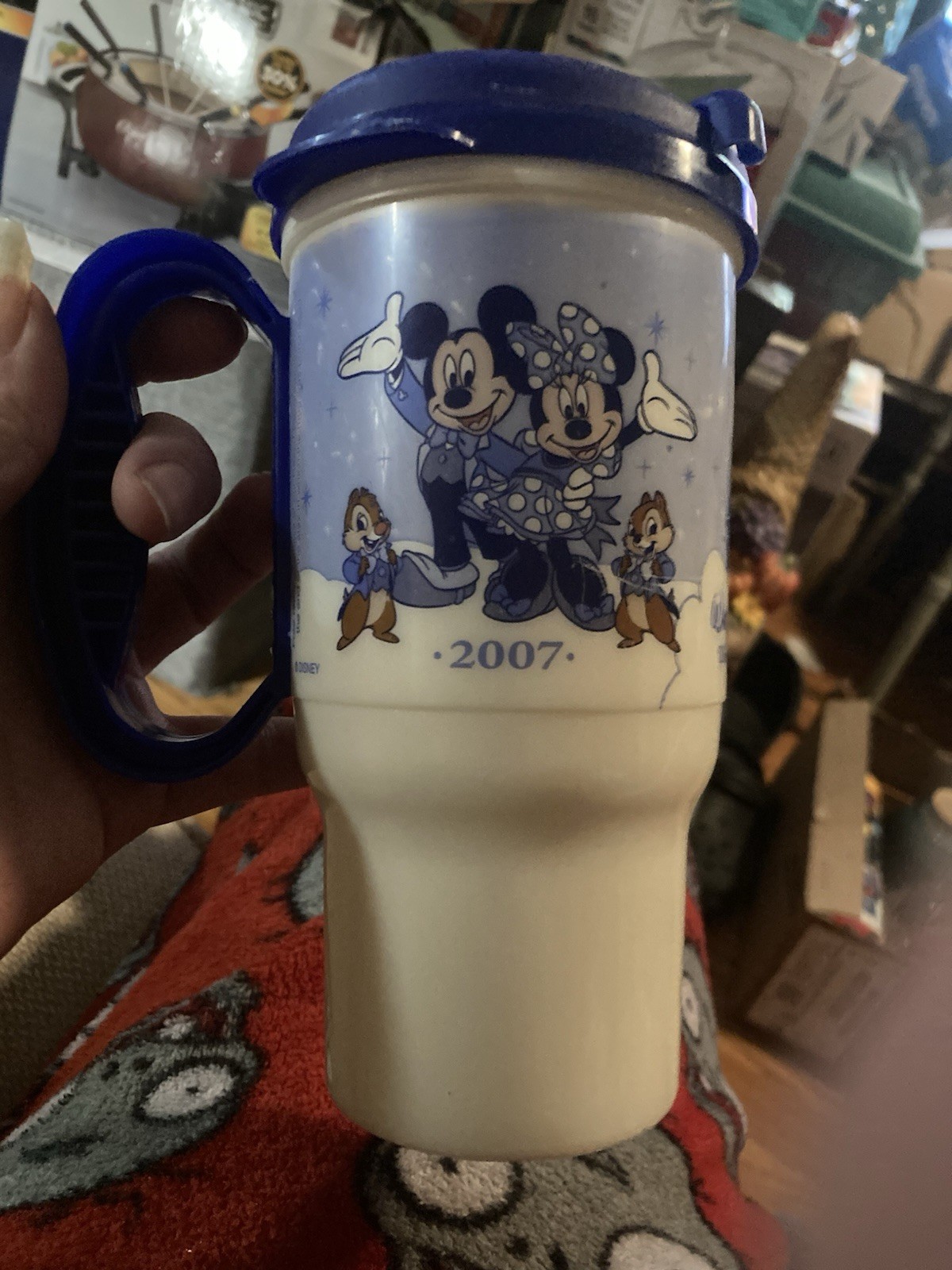 Walt Disney World 2007 Where dreams come true Rapid Fill Souvenir Cup & Lid Walt Disney World 2007 Where dreams come true Rapid Fill Souvenir Cup & Lid