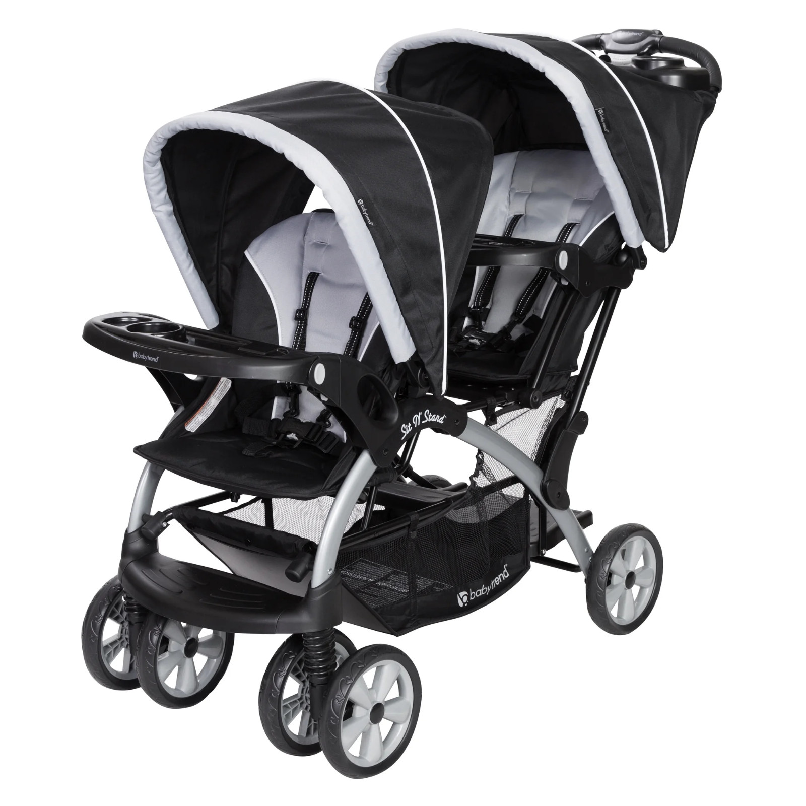 Baby Trend Sit N Stand Double Stroller Stormy SS76B51A Tandem New Sealed Box