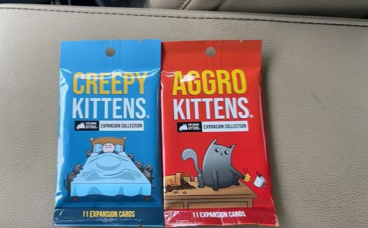 Exploding Kittens Expansions: Creepy & Aggro Kittens - Walmart Exclusive SEALED Exploding Kittens Expansions: Creepy & Aggro Kittens - Walmart Exclusive SEALED