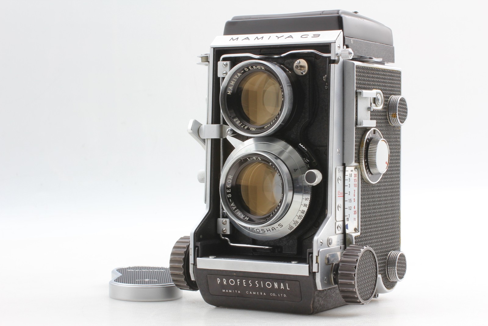 [Exc+5] Mamiya C3 Pro 6x6 TLR Film Camera Sekor 105mm F/3.5 Lens From JAPAN