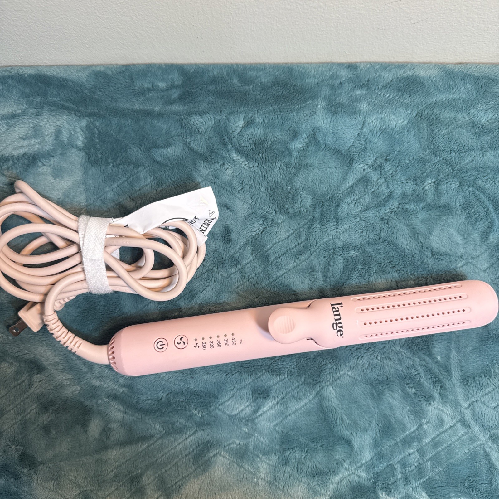 Lange Le Duo 360 L\'ange Airflow Hair Styler Straightener A133 Pink Lightly Used