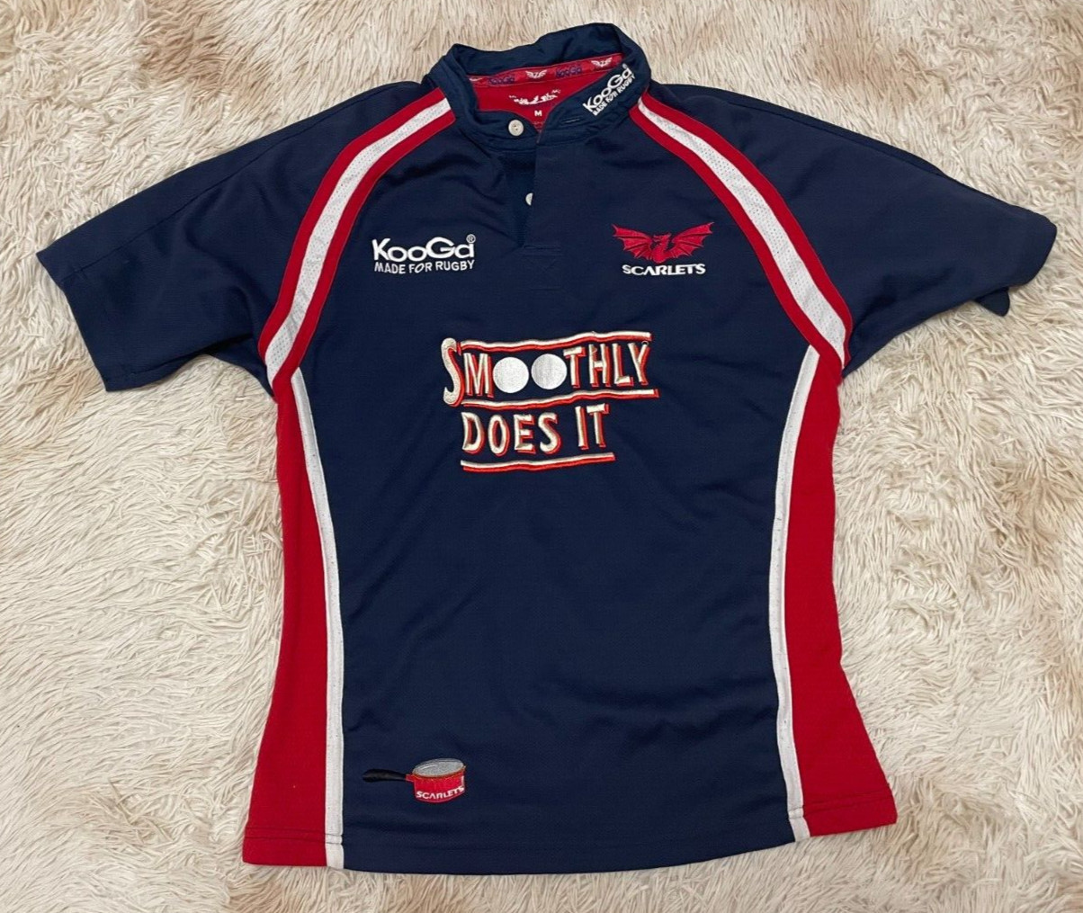 Scarlets 2005 - 2006 Away Rugby Union Shirt Kooga Size M