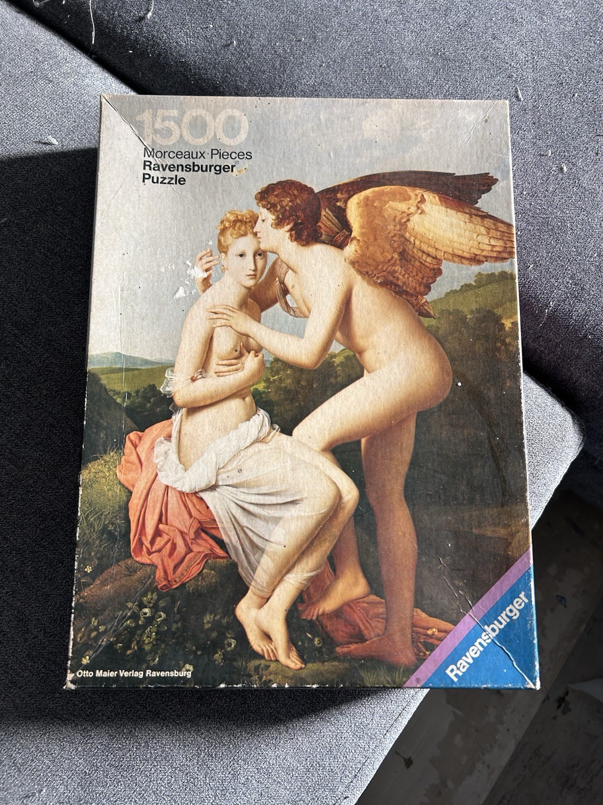 Vintage Cupid Ravensburger Puzzle Set Vintage Cupid Ravensburger Puzzle Set