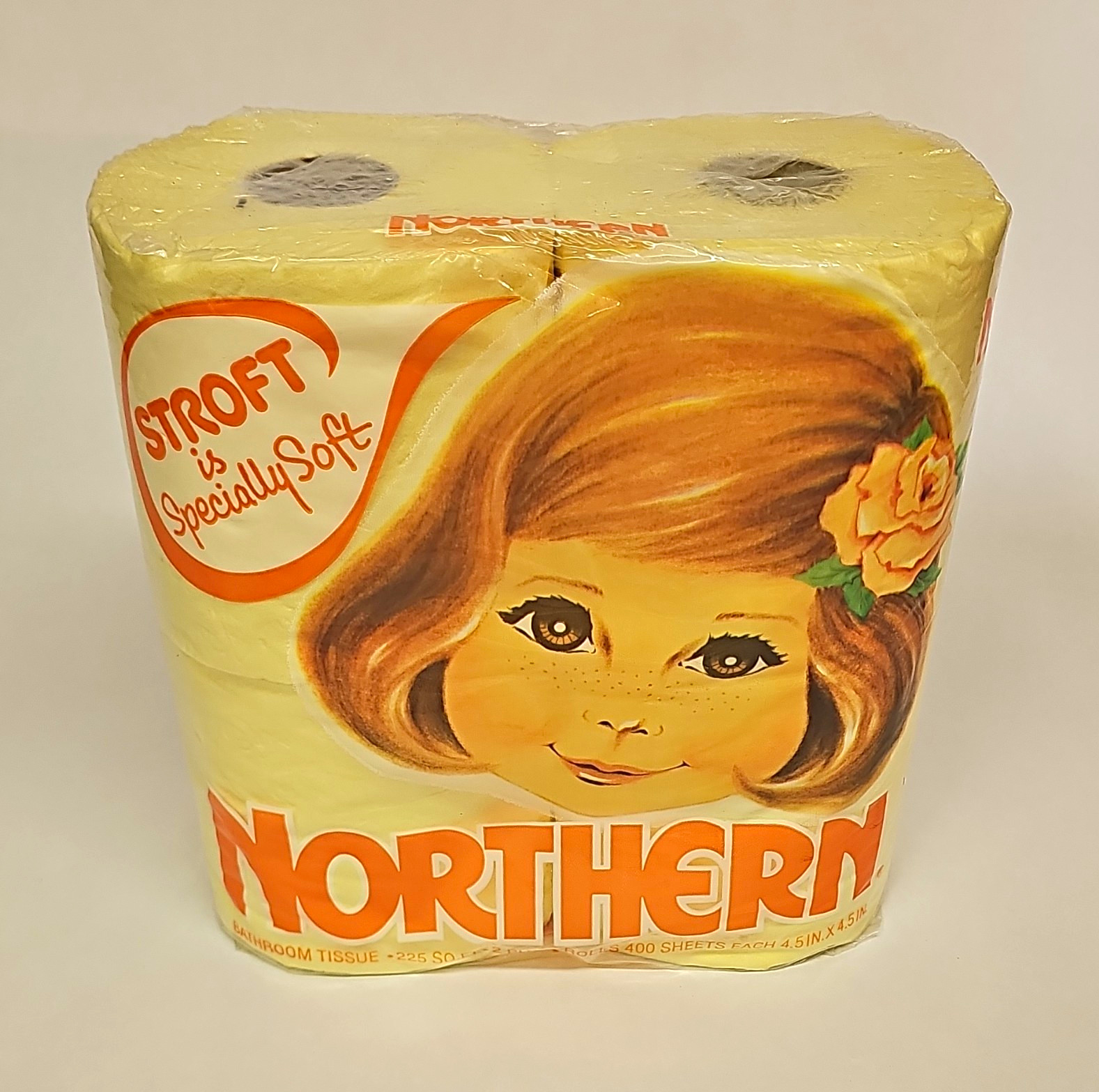 1979 Northern Specially Soft Quilted Yellow Bathroom Tissue 2-Ply 4 Rolls 400 1979 Northern Specially Soft Quilted Yellow Bathroom Tissue 2-Ply 4 Rolls 400