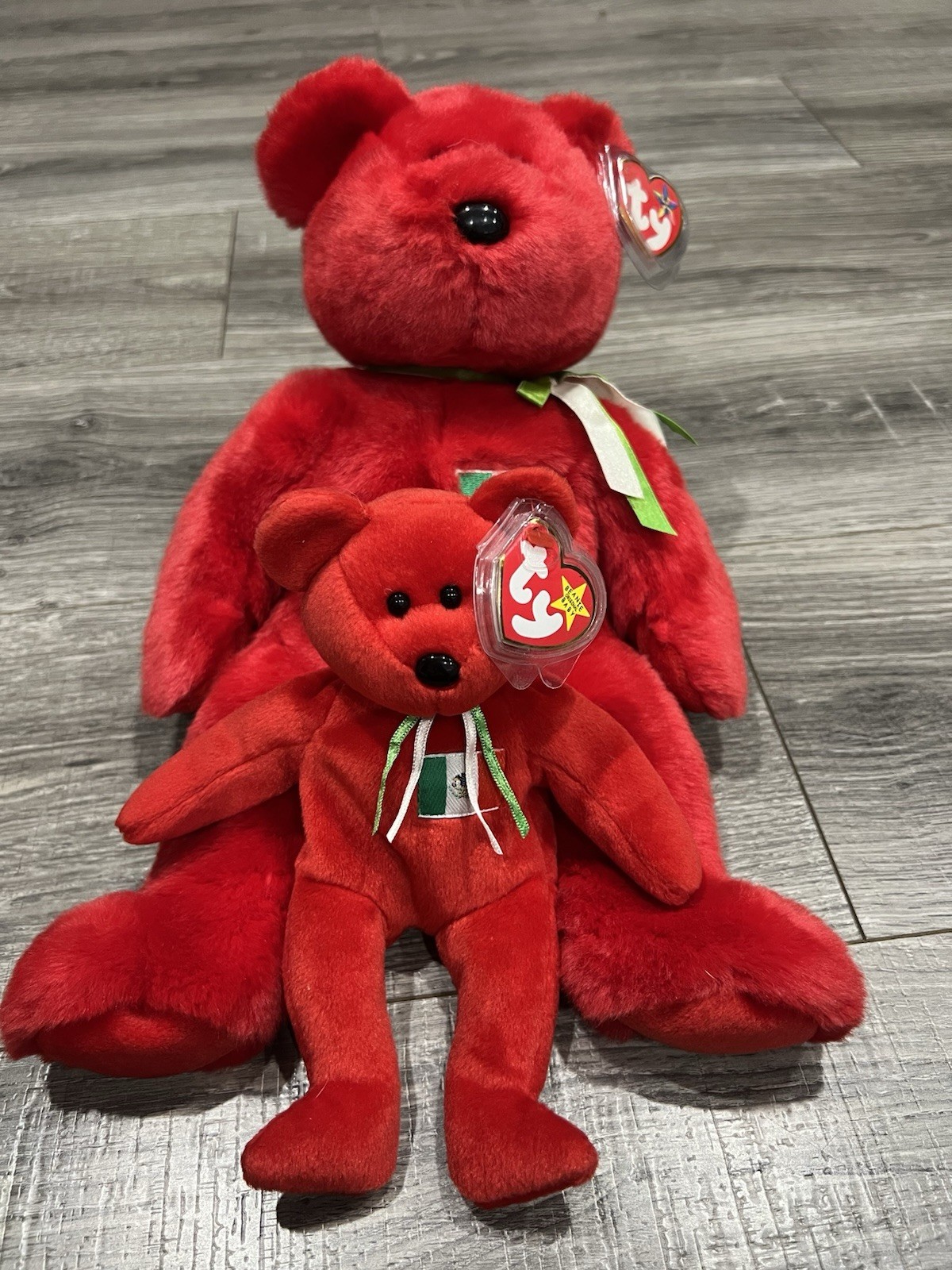 Ty 4299 Beanie Baby Osito Bear Set of 2 Ty 4299 Beanie Baby Osito Bear Set of 2