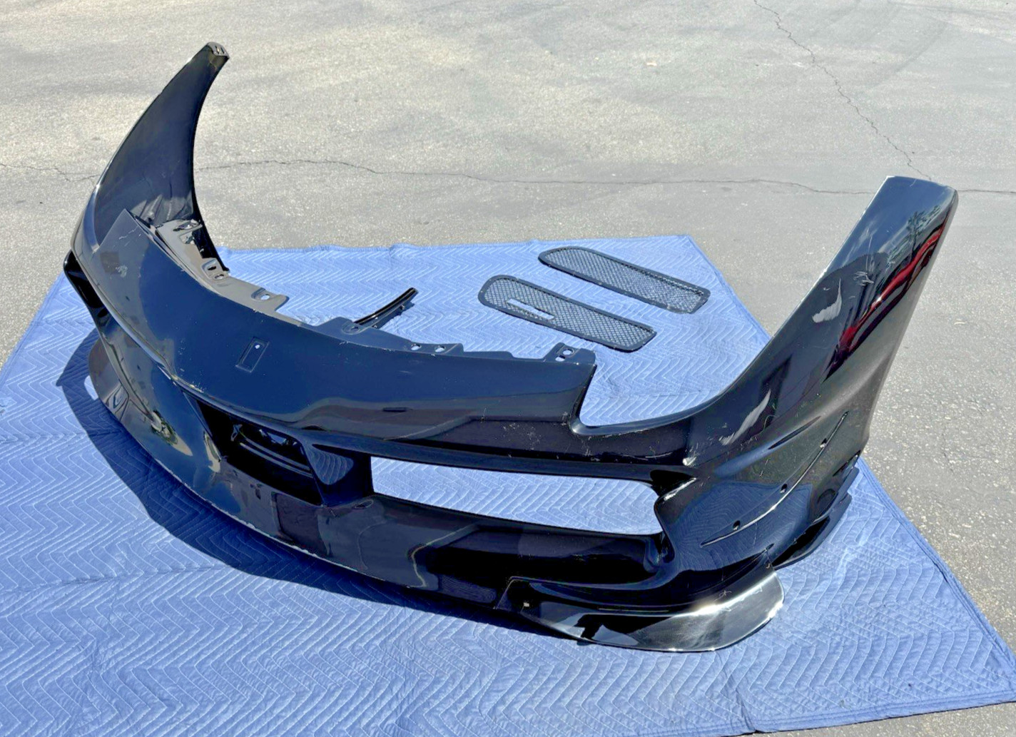 2017 Ferrari 488 Challenge Carbon Fiber CF Front Bumper Cover Race Aero OEM SD