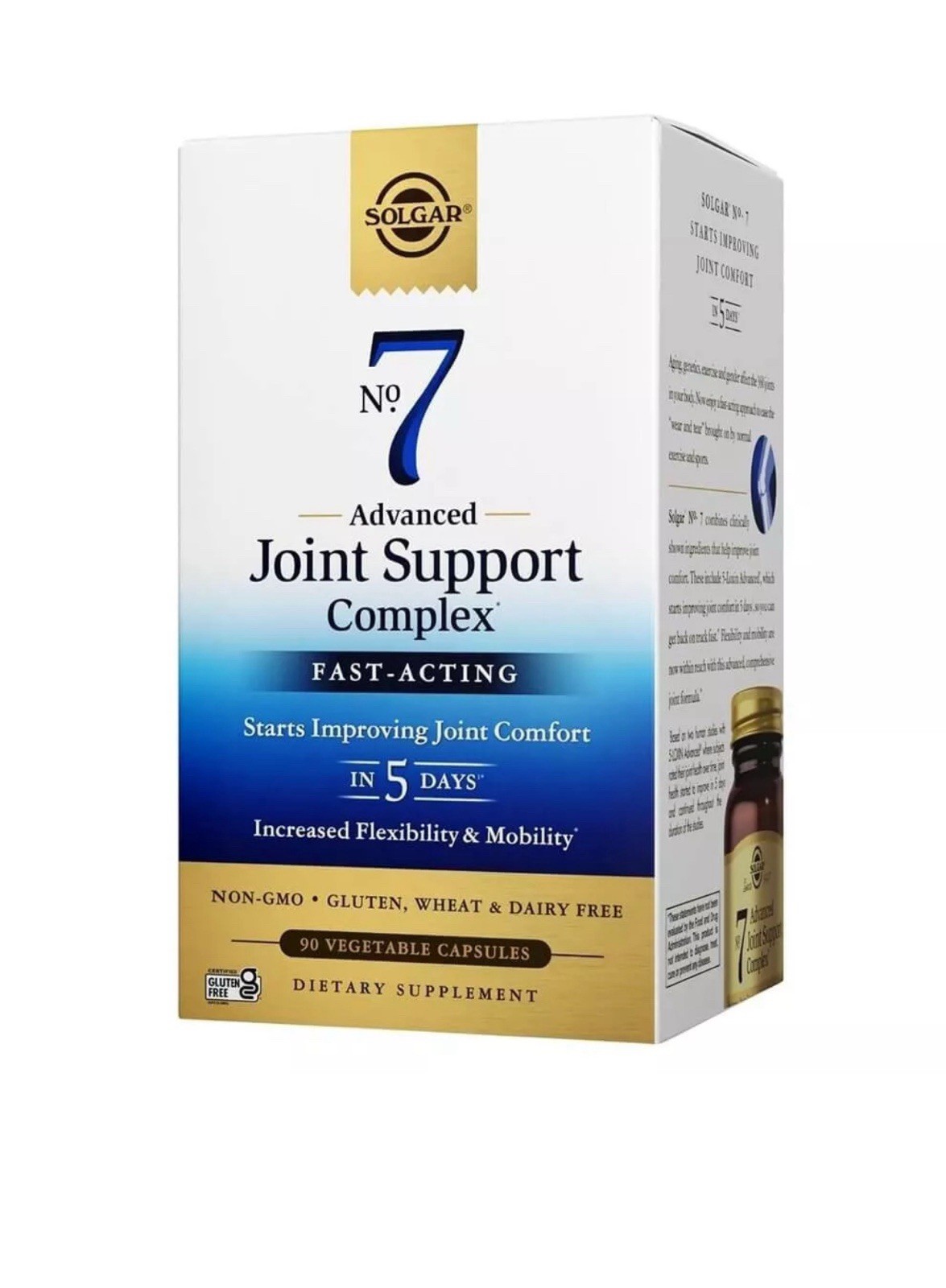 Solgar No. 7 Join Support Vegetable Capsule - 90 Count Exp 04/2029 Solgar No. 7 Join Support Vegetable Capsule - 90 Count Exp 04/2029