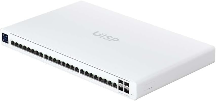 Ubiquiti UISP Switch Pro 24-Port Gigabit Passive PoE Compliant Managed Switch Ubiquiti UISP Switch Pro 24-Port Gigabit Passive PoE Compliant Managed Switch