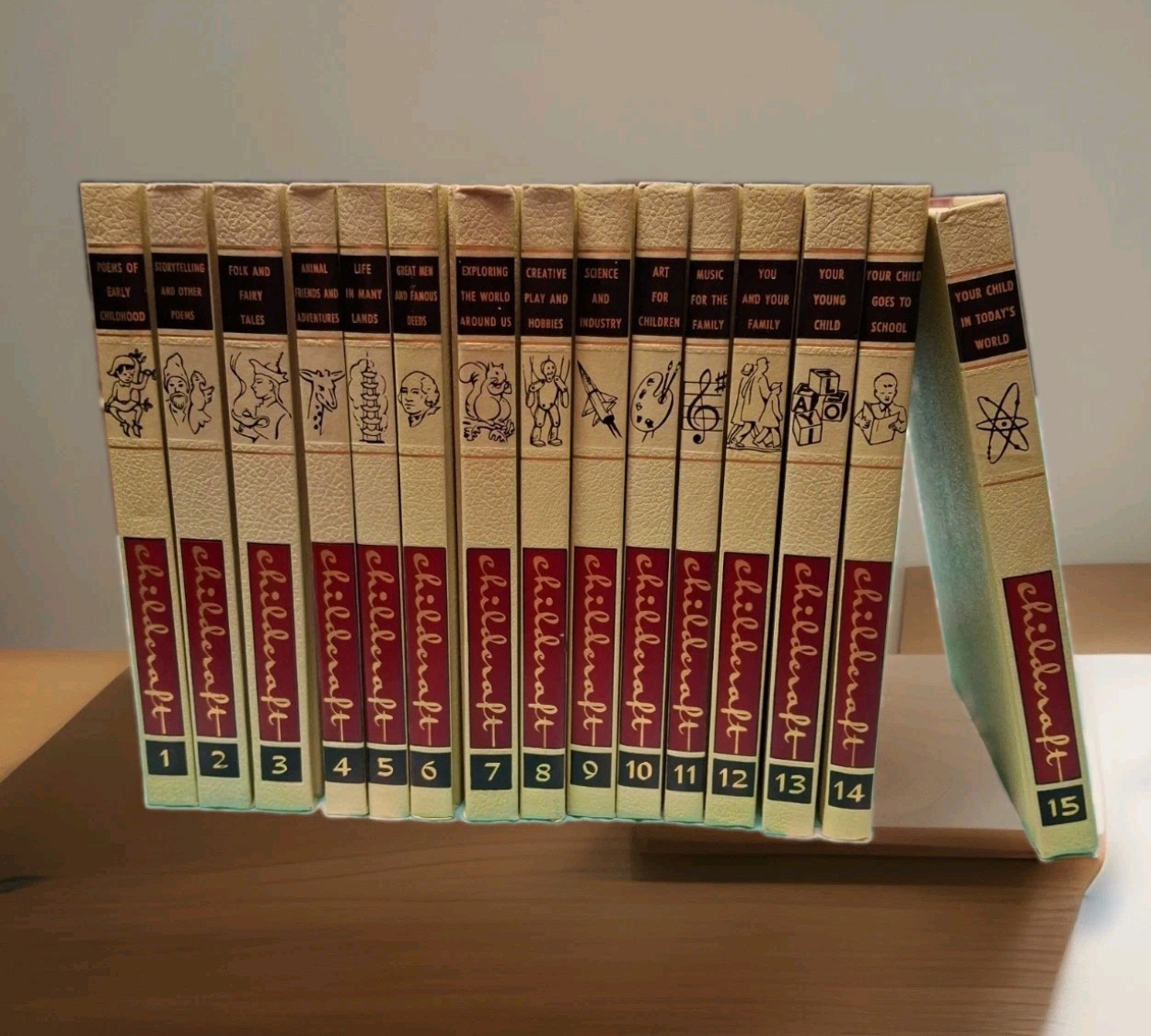 Vintage 1961 Childcraft Encyclopedia 15 Volume Set Vintage 1961 Childcraft Encyclopedia 15 Volume Set