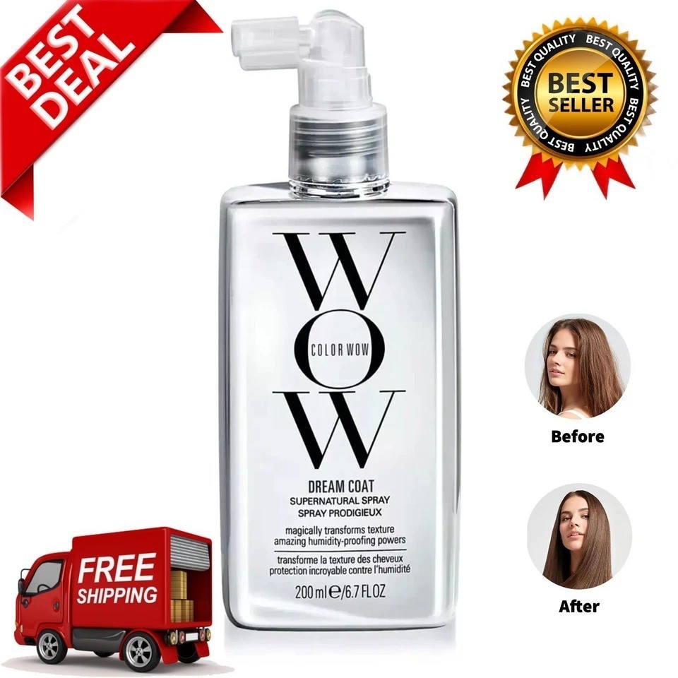 Color Wow Dream Coat Supernatural Spray Anti-Frizz Anti-Humidity 6.7 oz/200mL