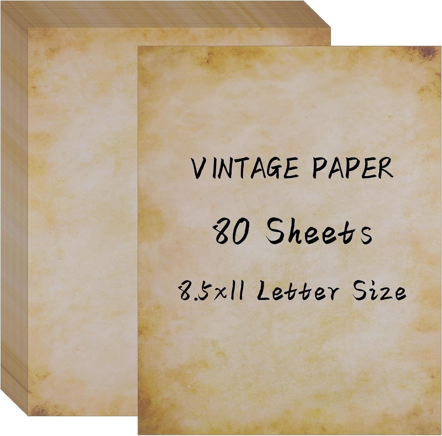 80 Sheets Vintage Paper, 8.5 80 Sheets Vintage Paper, 8.5