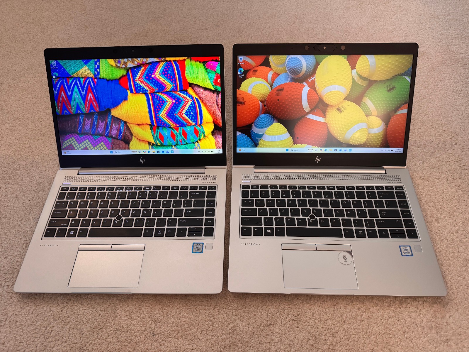 LOT OF 2 HP ELITEBOOK 840 G6 LAPTOP 14\