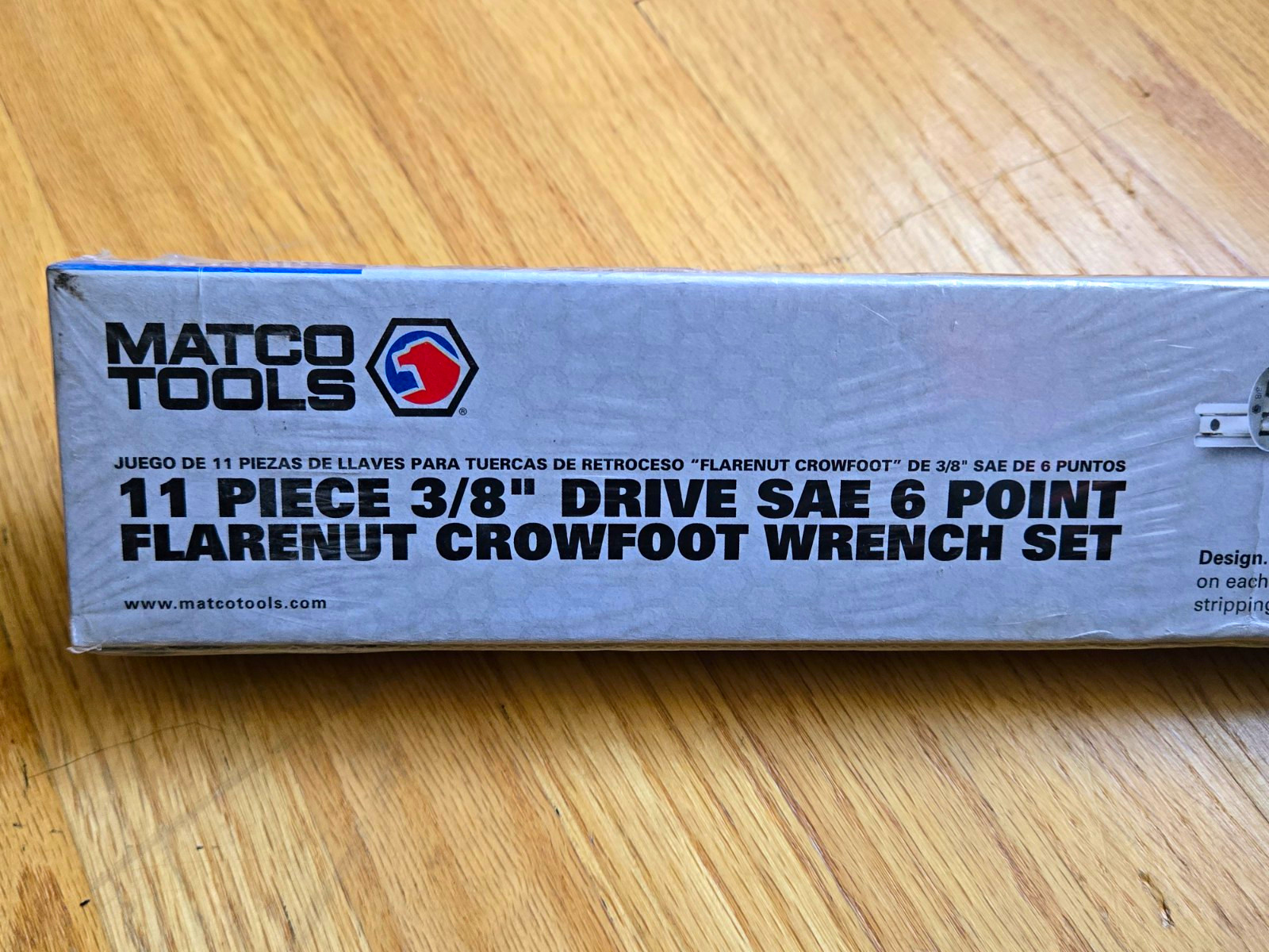 Matco Tools SRBCFN11C 11pc 3/8in Drive SAE 6-Point Flare Nut Crowfoot Set Matco Tools SRBCFN11C 11pc 3/8in Drive SAE 6-Point Flare Nut Crowfoot Set