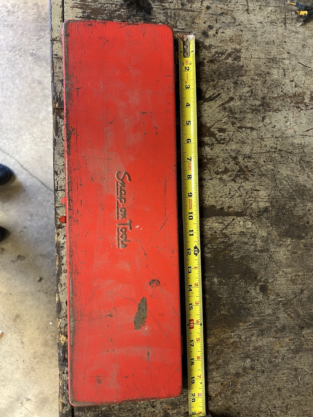Vintage Snap-on Tools KRA-282 Red 19.5 Vintage Snap-on Tools KRA-282 Red 19.5