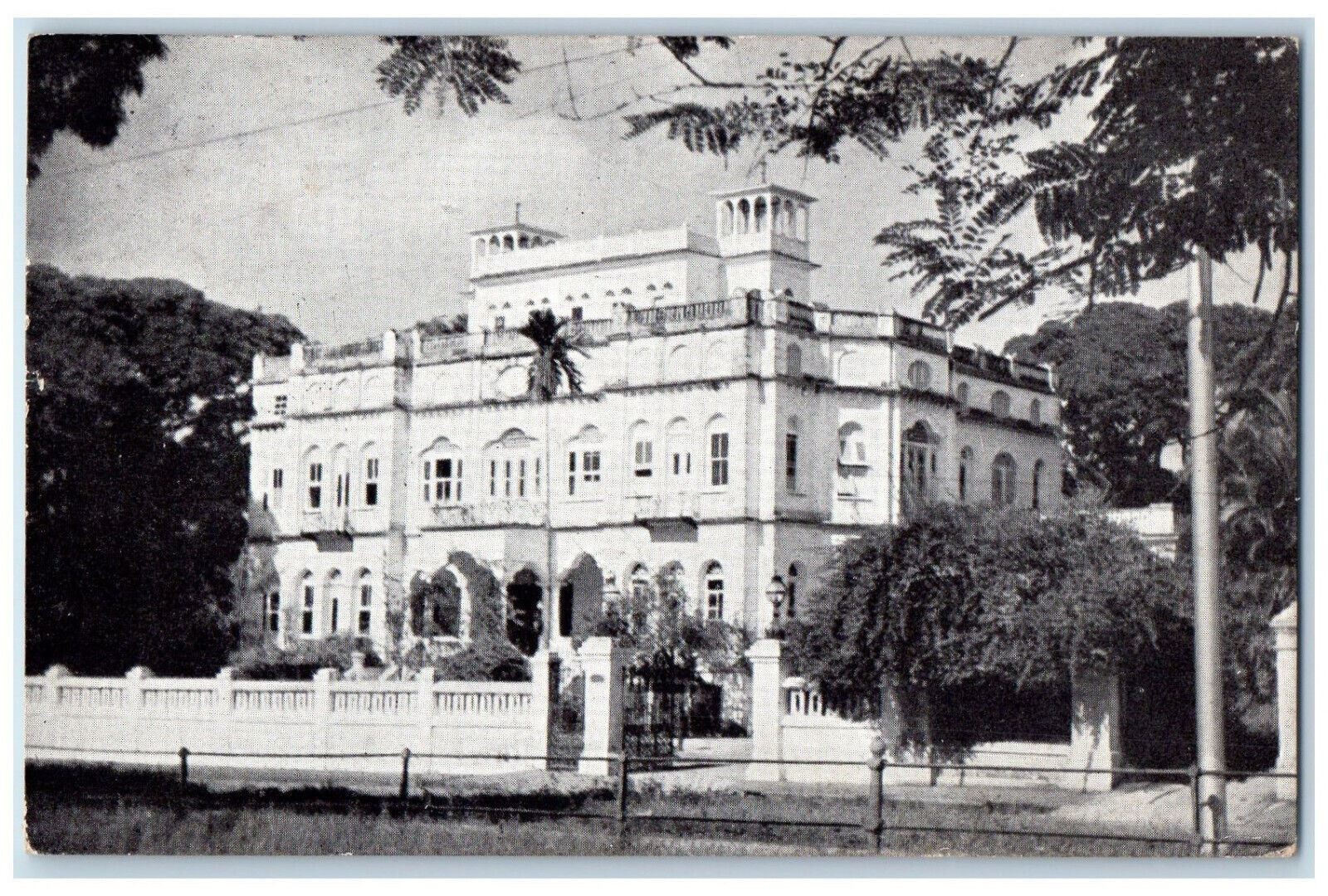 c1940\'s Whitehall Port-of-Spain Trinidad and Tobago B.W. Vintage Postcard c1940\'s Whitehall Port-of-Spain Trinidad and Tobago B.W. Vintage Postcard
