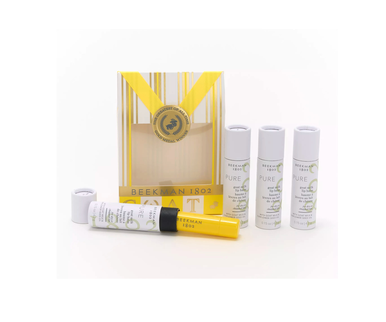 Beekman 1802 the GOAT Lip Balm 4pc Collection Beekman 1802 the GOAT Lip Balm 4pc Collection
