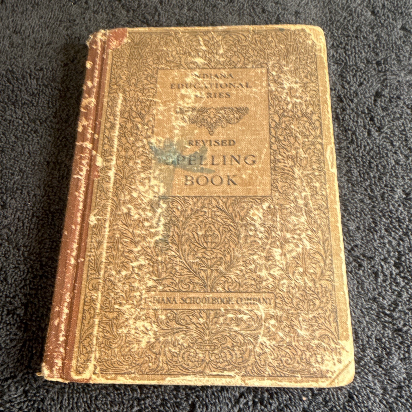 Antique book-Indiana Educational Series Spelling Book 1901 Edward Hawkins Antique book-Indiana Educational Series Spelling Book 1901 Edward Hawkins