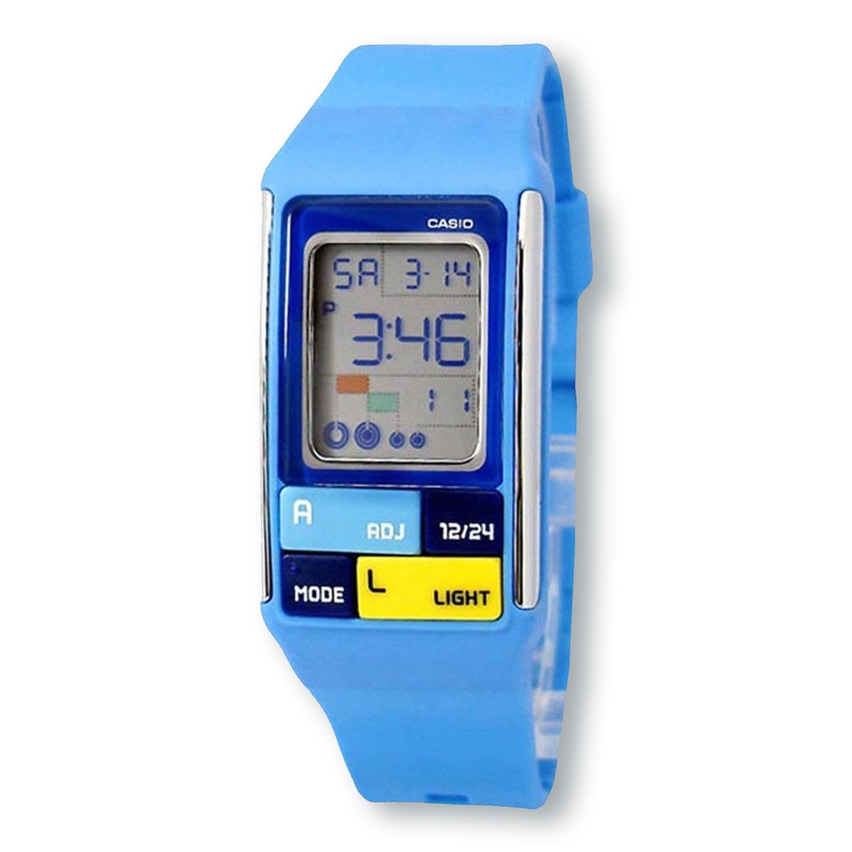 CASIO LDF50-2 Poptone Blue Digital Watch